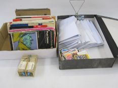 Quantity of loose cigarette cards, quantity of Ordnance Survey maps including some on cloth and