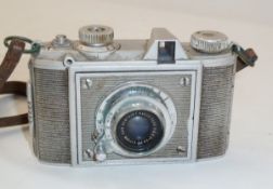 A Pontiac Paris camera with fitted leather case