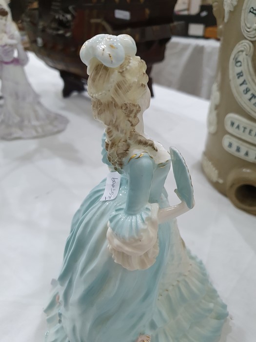 Five various Coalport figures of ladies in evening dresses, to include Mary Antoinette sculptured by - Image 17 of 31