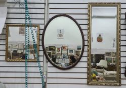 Three assorted mirrors (3)