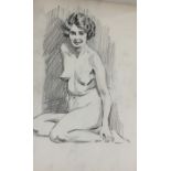Harry Riley (1895-1966) Three sketch books, 1920's life drawing and other sketchesCondition