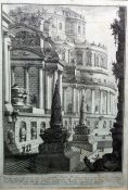 Giovanni Battista Piranesi (1720-1758) Engraving "Arch.Veneto inv.ed incise in Roma", numbered 3