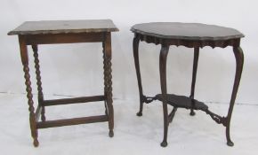 Two occasional tables (2)  Condition Reportimage of the top