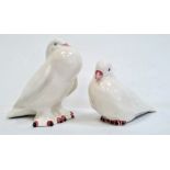 Pair of Casa Pupo pottery white glazed birds (2) Condition ReportNo obvious damage. See additional