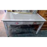 Grey painted desk/table