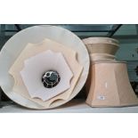 Various lampshades of various sizes (7)