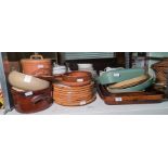 Collection of earthenware plates, casserole dishes, serving dishes, an original Suffolk crock for
