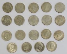 Various Liberty 1 dollar coins from the 1970's