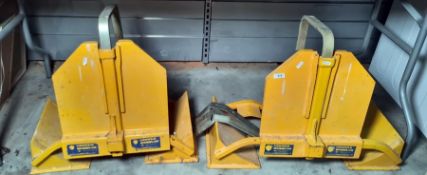 Two Lionweld wheel clamps (2)