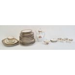 Rosenthal porcelain part dinner service 'Duchess' pattern, no.3350 and a quantity of Royal