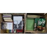 Quantity of hardback books to include novels, biographies, etc (4 boxes)
