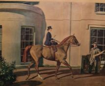 After Alfred Munnings Colour print  "Our Mutual Friend the Horse" and two other colour prints (3)