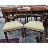 Eight similar Regency mahogany bar back chairs (8)  Condition Report4 of the chairs have drop in