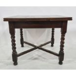 Four 19th century oak chairs with carved and pierced vase-shaped backsplats, on square section