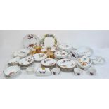 Large collection of Royal Worcester porcelain oven to table ware, primarily 'Evesham' pattern and