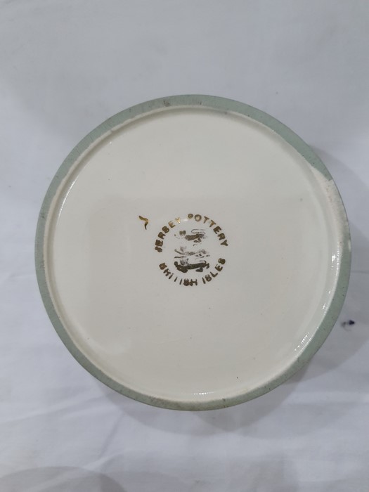 20th century studio pottery Pru Green Alvingham pottery vase, drilled with a hole for conversion - Image 23 of 23