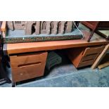 20th century office desk, 160 x 73cm