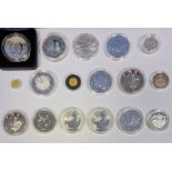 Various countries, quantity crowns, silver proof mint by Westminster  Condition ReportSee attached
