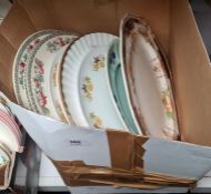 Small selection of mixed dinner plates