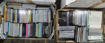 Two boxes of classical CDs (2 boxes)