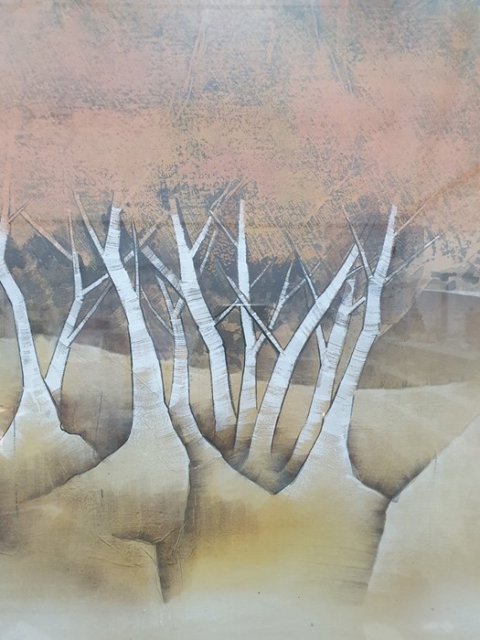 Bak Koi Tay(1939-2005) Watercolour on rice paper Malay figures in boat beneath trees, signed with - Image 7 of 13