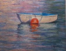 A Branco (20th Century) Pastel Rowing boat signed lower right, together with one further  together