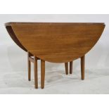 Teak drop-leaf table