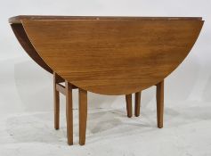 Teak drop-leaf table