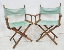 Two folding directors chairs (2)