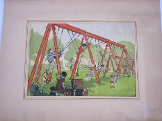 Collection of pictures circa 1920-1930 from Birmingham Municipal School of Art, provenance from