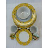 Villeroy and Boch 'Switch 1' service viz: 6 dinner plates, six side plates, six soup bowls, two