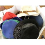 Quantity of assorted 1980's/90's pillbox and other hats to include Mitzi Lorenz, Avoca, Kangol,