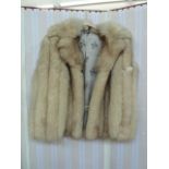 1980's 'Saga' blue fox fur jacket