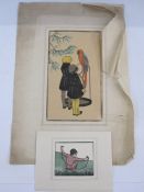 Collection of pictures circa 1920-1930 from Birmingham Municipal School of Art, provenance from