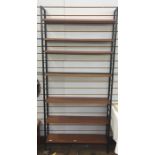 Ladderax shelving unit   Condition ReportThe wooden shelves have some scratching and small areas