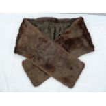 Canadian squirrel brown fur stole