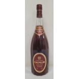 An unusual Camus Grand VSOP Cognac in vintage inspired fluted bottle