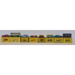 Collection of Matchbox series diecast models to include No.189 caterpillar bulldozer, no.33 Ford