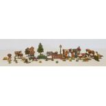 Tinplate farm to include windmill, trees, fences, farmyard animals, etc (1 box)