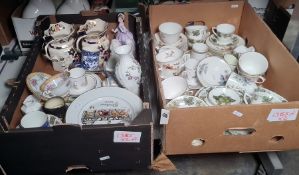 Royal Worcester 'The Worcester Hop' part tea service together with other Royal Worcester tea ware,