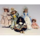 Alberon limited edition porcelain collectors doll of Elizabeth I, with certificate, no.636/2500