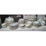 Booths part dinner service 'Dragon" to include dinner plates, side plates, tea plates, cups and