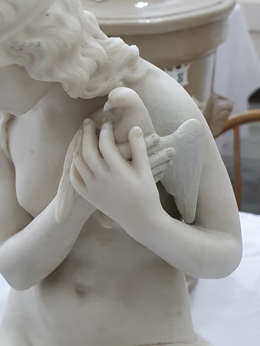 19th century Copeland parianware figure of 'Innocence' by J H Foley for the Art Union of London - Image 3 of 21