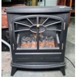 Electric wood burner style stove