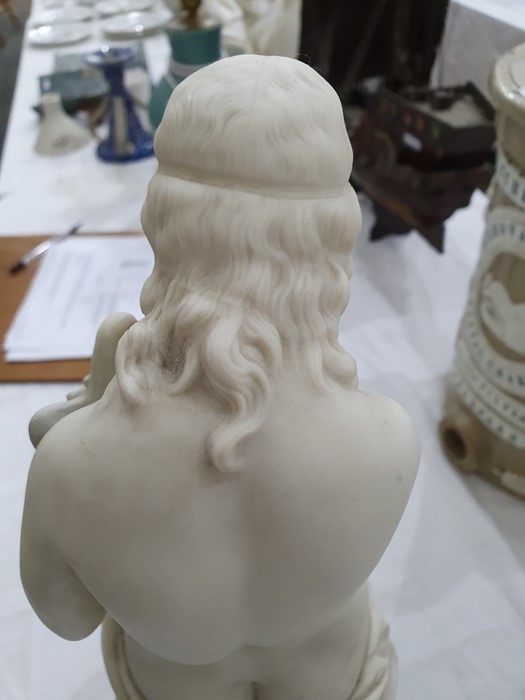 19th century Copeland parianware figure of 'Innocence' by J H Foley for the Art Union of London - Image 9 of 21