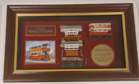 Matchbox Models of Yesteryear limited edition No. 0810 Preston tram car in display case