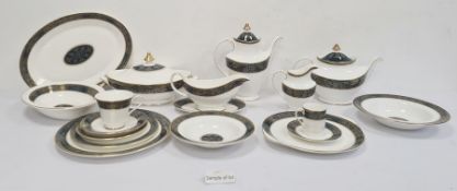 Royal Doulton 'Carlyle' pattern dinner, tea and coffee service, H5018 (comprising; teapot,
