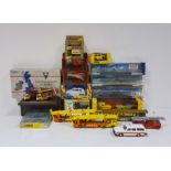 Minic Ships diecast, Hot Wheels, Corgi War King and Country, boxed, and other models (2 boxes)