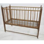 Vintage folding child's cot