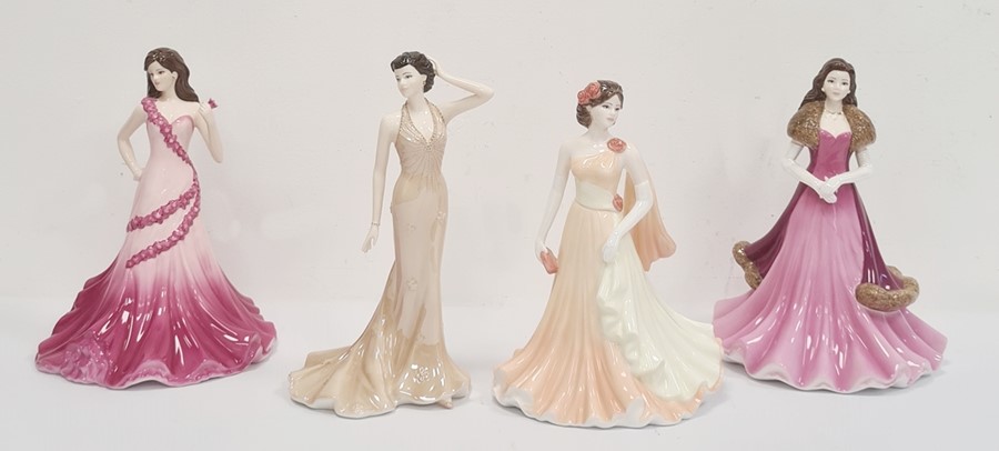 Coalport figures Classic Elegance 'Angelina', 'Jadie', 'Evening Romance' and 'Grace' (4)